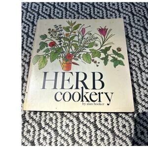 Vintage Cookbook Herb Cookery Paper back 1970s Era Illustrated Homesteader